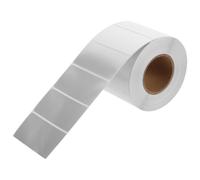 Sosoport Etiqueta Adhesiva Autoadhesiva Mate Plata 60X30 MM 1000 Unidades para Impresión Resistente al Desgaste Multiusos para Oficina Envío y Etiquetado de Precios
