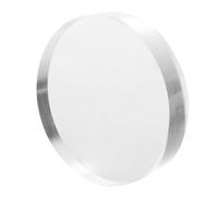 Sosoport Expositor de Joyas y Cosméticos Redondo de Acrílico Transparente 10X2Cm para Tocador y Almacenamiento Ligero y Compacto