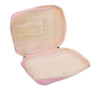 Sosoport Funda para Biblia de Mujer Rosa 26x19x7,5 Cm Protección Acolchada Portátil para Libros Bíblicos con Bolsillo Interior Bolsa Organizadora para Uso en Iglesias y Estudio