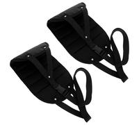 Sosoport Hamaca para Pies Portátil Ajustable para Avión y Oficina Reposapiés de Viaje Ligero y Resistente Soporte Ergonómico Funda de Transporte y Bolsa Antideslizante Adecuado para