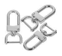 Sosoport Hebilla de Metal Plateado Desmontable para Correa 1.6 Cm, Gancho Tornillo para Reparación de Herrajes para Bolsas, Pack de 3 Piezas, Accesorios Versátiles para Collar de Mascota