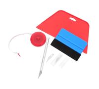 Sosoport Herramienta Para Alisar Papel Tapiz Kit De Herramientas Para Envolver Vinilos De Autos Kit De Detallado Para Camiones Escobilla De Goma Para Envolver Vehículos Alisador De