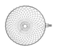Sosoport Herramienta para Recolectar Huevos de Gallina Pala de Acero Inoxidable de 10 Cm, Recogedor para Gallineros y Codornices, Malla Protectora para Granjas y Avicultura Profesional