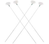 Sosoport Herramientas de Limpieza de Cerumen 4 Piezas Plumilla de Color Claro, Accesorios de Metal para Quitar Tapones de Oídos, Uso Profesional Hogar Color Aleatorio