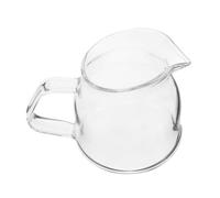 Sosoport Jarra de Leche de Vidrio para Espumar Taza de Café Térmica Capacidad Óptima y Diseño Compacto para Uso Personal
