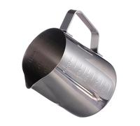 Sosoport Jarra Medidora de Acero Inoxidable con Escala Precisa y Asa Ergonómica Diseño de Puntiagudo para Flujo Fluido Resistente la Oxidación para Cocina Bar y Restaurante