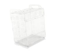 Sosoport Jaula para Pájaros De Acrílico Transparente con Bandeja y Comedero para Loros y Palomas