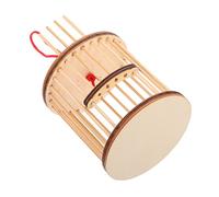 Sosoport Jaula para y Grillos De Exterior, Jaula De Transporte De Madera Redonda, Apta para Observación De Insectos Actividades Educativas para Niños y Adultos