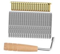 Sosoport Juego De 1 Clavija De Afinación De Lira Metálica, Accesorio Profesional Para Cuerdas De Arpa Lira, Repuesto Duradero Para Instrumento Musical, Uso Arreglo y Mantenimiento