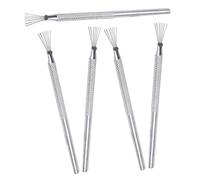 Sosoport Juego de 5 Herramientas de Aguja para Arcilla en Aluminio y Acero Inoxidable, Versátiles para Modelado y Técnicas de Cerámica en Proyectos Detallados
