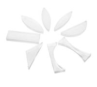 Sosoport Juego de Lentes Ópticas de Acrílico 8 Piezas Lentes Convexas y Cóncavas para Experimentos Físicos y Geométricos Kit de Óptica para Aula de Ciencias y Experimentos Científicos