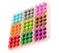 Sosoport Juego de Mesa de Sudoku Educativo para Niños Tablero de de Madera Juguete de Concentración Juego de para Matemáticas Diversión Familiar