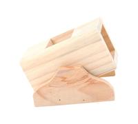 Sosoport Juguete de Escalada de Madera para Hámster Cajas Mecedoras Parque de Juegos para Mascotas Juego de Juguetes Seguro para Animales Pequeños