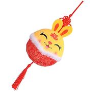 Sosoport Juguete De Lujoso De Jade Conejo Suave Dibujos Animados Felpa Conejito Mini Peluches Mini Animales De Peluche Juguetes De Conejito Animales De Peluche Conejitos Algodón Amarillo
