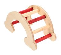 Sosoport Juguete De y Decoración para Hámster Escalera De Madera Juguete De Descompresión Práctico y Duradero para Jaula y Ejercicio