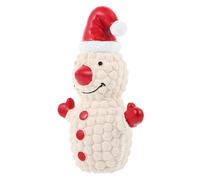 Sosoport Juguete para De Navidad Muñeco De Chirriante De Látex Juguete De Masticar Divertido y Seguro y