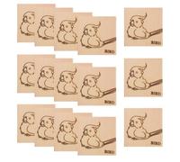 Sosoport Juguetes para Pájaros de Madera Natural, 16 Piezas de Bloques Masticables 5,5x5,5 Cm para Loros, Accesorios para Jaulas Que Promueven el Cuidado del Entretenimiento