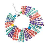 Sosoport Juguetes para Pájaros De Masticar y Accesorios para Jaulas De Periquitos y Estímulo Emocional y Físico Coloridos y Divertidos para El Aburrimiento y Mantener