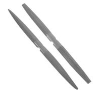 Sosoport Kit de 2 Limas de Cera de Doble Punta de Acero para Tallar y Esculpir Joyas, Cabezas Plana y Puntiaguda, Herramienta Ergonómica para Modelado de Cera, Arcilla y Manualidades