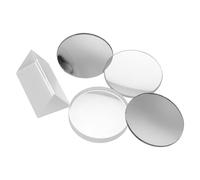 Sosoport Kit De 5 Lentes De Vidrio Óptico Lentes Ópticas Kit De De Física Ópticas De Aumento De Física De Cóncavas Para Enseñanza