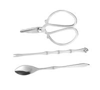 Sosoport Kit para Comer de Acero Inoxidable con Tenazas para Patas de Cangrejo y Herramientas para Langosta Incluye Bolsa de Almacenamiento para Casa y Restaurante