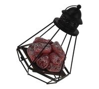 Sosoport Lámpara LED con Diseño de Llama de Chimenea en Hierro Negro, Ligera Pilas, Adecuada para Ambientación de Navidad y Bodas en Invierno