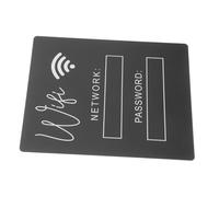 Sosoport Letrero Acrílico de Wifi para Invitados Señal Decorativa de Acrílico para Hogar y Oficina Resistente y Elegante para Restaurantes y Cafés