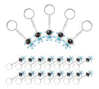 Sosoport Llaveros Mini Astronauta de PVC Suave Colgantes para Bolso Azul Pequeño 38 CM 24 Piezas para Premios Escolares Regalos para Fiestas y Shower