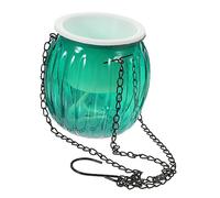 Sosoport Maceta Colgante Autorriego para Plantas Interior y Exterior con Diseño Transparente, Contenedor De Plantación De Plástico Grueso con Cadena para Balcón y Jardín