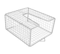 Sosoport Maceta de Pared para Plantas de Platycerium y Orquídeas, Cesta Colgante de Acero Inoxidable 304, Tamaño 16x18x8 Cm Diseño Vertical para Interiores y Exteriores, Soporte