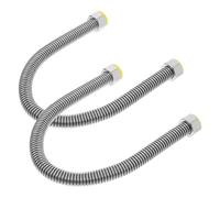 Sosoport Manguera Flexible de Acero Inoxidable 304 Corrugada de 40 CM para Calentador de Agua Tubo de Suministro Resistente para Agua Fría y Caliente Conexión Doméstica Color Aleatorio