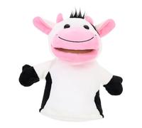 Sosoport Mano De Animal De Peluche De Vaca para Imaginación y Juguete Educativo para Interacción Familiar y Fiestas