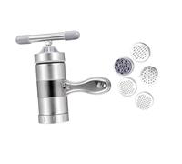 Sosoport Máquina Manual de Fideos de Acero Inoxidable para Hogar Moldes para Cocina y Elaborar Pasta Natural Fácilmente
