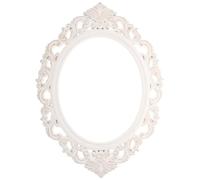 Sosoport Marco De Fotos Retro Ovalado De Resina Estilo Europeo Para DecoracióN De Mesa Y Eventos Marco Decorativo Vintage PequeñO Accesorio De ExhibicióN FotográFica