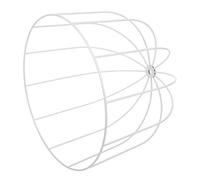 Sosoport Marco de Pantalla Metálico para Lámpara Colgante Diy, Soporte de Hierro Resistente de 1 Cm de Diámetro, Pantalla de Celosía Redonda para Decoración de Iluminación en Hogar