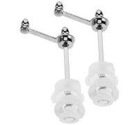 Sosoport Mecanismo de Repuesto para Molinillo de Pimienta Manual de Aleación de Zinc 105 MM 2 Piezas Kit de Piezas para Molinillo de Especias Accesorios para Utensilios de Cocina