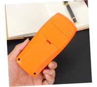 Sosoport Medidor Humedad Madera Práctico sin Batería con Pantalla LCD Naranja para Papel Cartón y Madera Resistente y Duradero Uso Diario