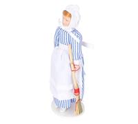 Sosoport Mini Adornos de Personajes figuritas de sirvientas Mini Modelos de Figuras Muñeca Miniaturas de cerámica Modelado de maquetas Juguete para Figuras en Miniatura paño