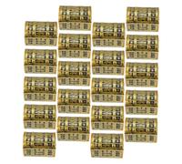 Sosoport Mini Cofre Del Estilo Vintage 3,7 Cm Plástico Resistente, Adornos Decorativos Para Fiestas y Acuarios, 20 Piezas Para Decoración De Escritorio y Recuerdos De Fiesta