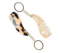 Sosoport Mini Peine Lindo Llavero Hecho A Mano Llavero De Peluquero Mini Peine Para Peinar Dijes Para Bolsos o De Pequeño Para Monedero s Para Mujer Dijes