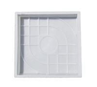 Sosoport Molde para Escalones de Jardín de Hormigón Reutilizable 30x30x6 Cm para Pavimento Patio y Senderos Bricolaje Molde Plástico para Adoquines de Cemento