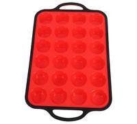 Sosoport Molde para Pastel de Cocina de Silicona y Hierro 24 Cavidades, Resistente al Desgaste y Diseño Multi-rejilla para Hornear Mini Cupcakes y Muffins en Casa