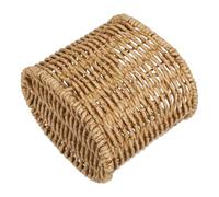 Sosoport Organizador de Palillos para Encimera Aspecto de Mimbre, Soporte Oval de Plástico y Metal, Fácil Mantenimiento y Secado Rápido para Cocina y Restaurante
