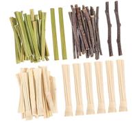 Sosoport Palitos De Madera Masticables para Conejos 55 Unidades Juguetes para Dientes De Conejo Accesorios para Mascotas
