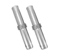 Sosoport Pasador de Acoplamiento para Andamios 2 Piezas Conector Galvanizado Diámetro 34 MM Espaciado 8 CM Accesorio Resistente para Movilidad y Fijación en Sistemas de Andamios