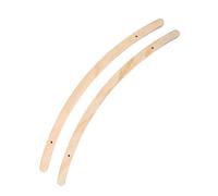 Sosoport Patas Curvas de Repuesto para Mecedora 89 Cm de Madera Maciza Natural, 2 Unidades 62 Mm de Distancia Entre Orificios, Correderas Resistentes para Sillas Mecedoras en Casa, Oficina