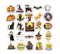 Sosoport Pegatinas Gruesas y Únicas Dibujos Animados de Halloween Impermeables 72 en PVC Varios Estilos para Ordenador Portátil y Bicicleta en Fiestas y Uso Diario Varios Estilos
