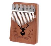 Sosoport Piano de Pulgar de Madera Maciza Instrumento Africano de Teclas para Principiantes para Tocar Cualquier Lugar