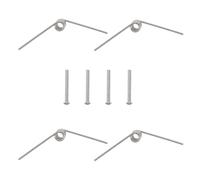 Sosoport Pinzas para Alimentos de Metal Muelle, Construcción Estable y Diámetro de Alambre de 1.3 Mm, Accesorio Versátil para Cocina en Color Plata