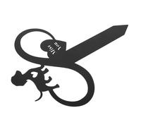 Sosoport Placa Conmemorativa para Jardín de Mascotas con de Perro Resistente al Agua Señal Metálica para Lápida de Perro Decoración para Tumbas y Césped Fácil Instalación Homenaje